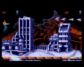 Forgotten Worlds screenshot 3 for Sega Mega Drive